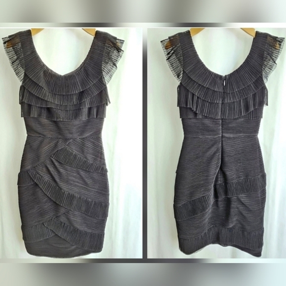 BCBGMaxAzria Black Briana Cocktail Dress - Picture 12 of 16